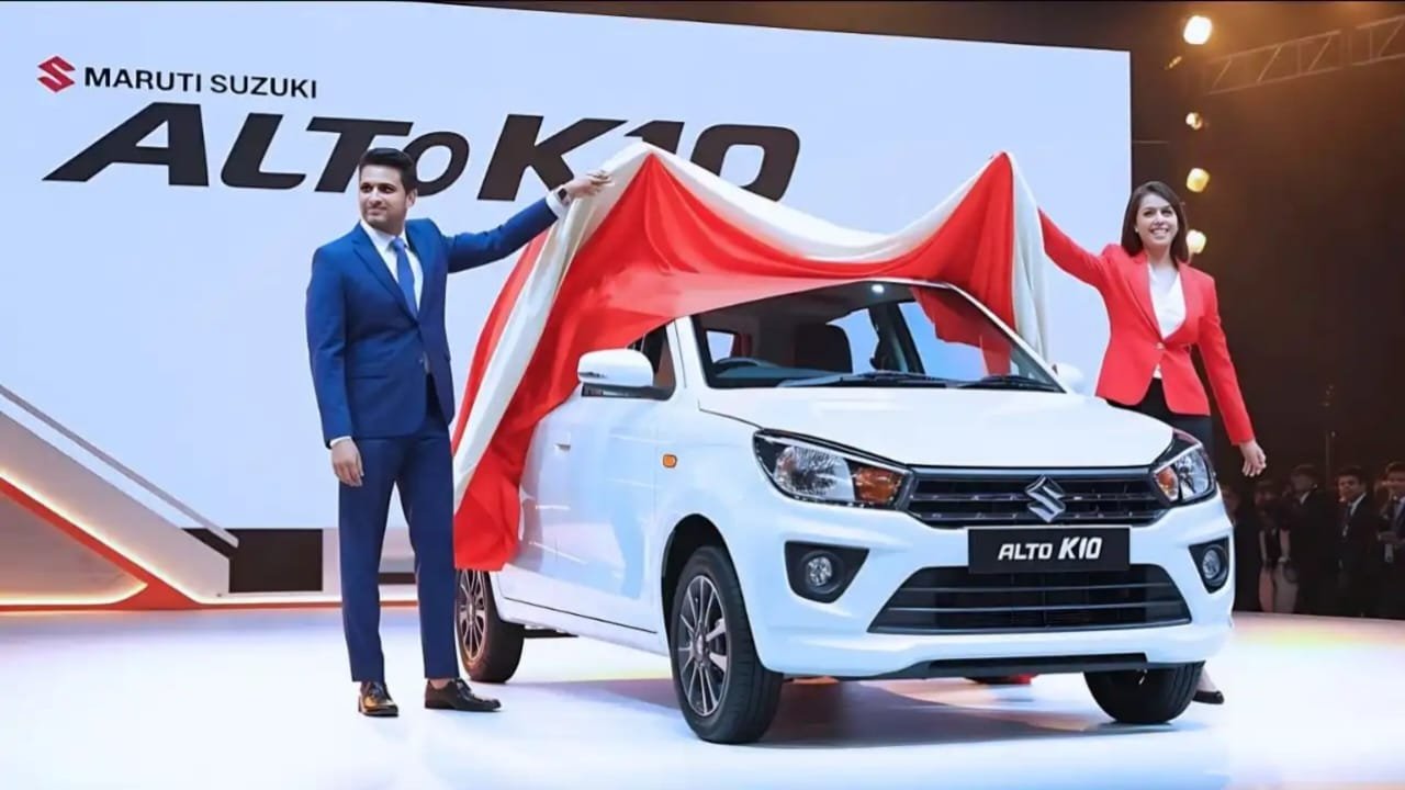 Maruti Alto K10 2025 – 2.0L Petrol Engine, 35km/l Mileage & Smart Touchscreen Starting at ₹2.12 Lakh!