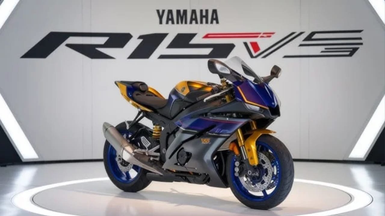 Yamaha R15 V5 Bike 2025 – 155cc LC4V Engine, 6-Speed Quick Shifter & Racing-Inspired Design Priced at Just ₹65,000!